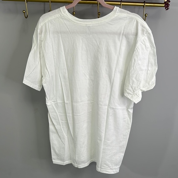 Viva Glam White and Pink Graphic T-Shirt - Picture 3 of 4